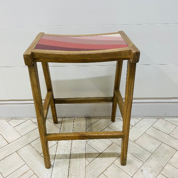 LAVINIA Pink Tint Counter Stool