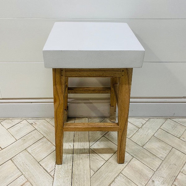 FACET White Counter Stool