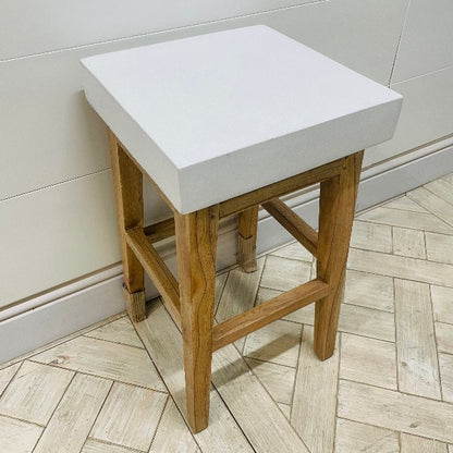 FACET White Counter Stool