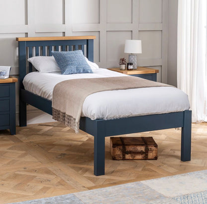 Childon Blue Single 90cm Bedstead Rrp £349