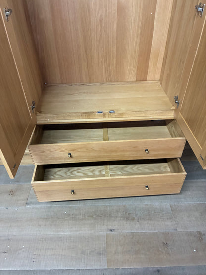 John Lewis Essence Double Wardrobe, Oak Rrp £999 R24