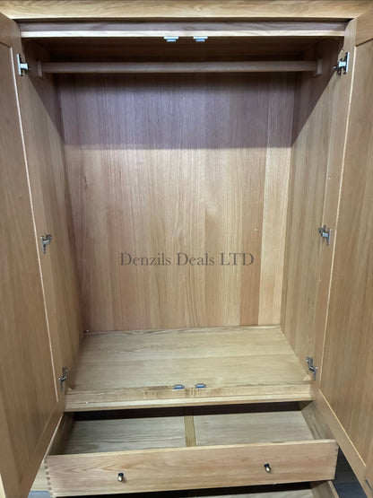 John Lewis Essence Double Wardrobe, Oak Rrp £999 R24