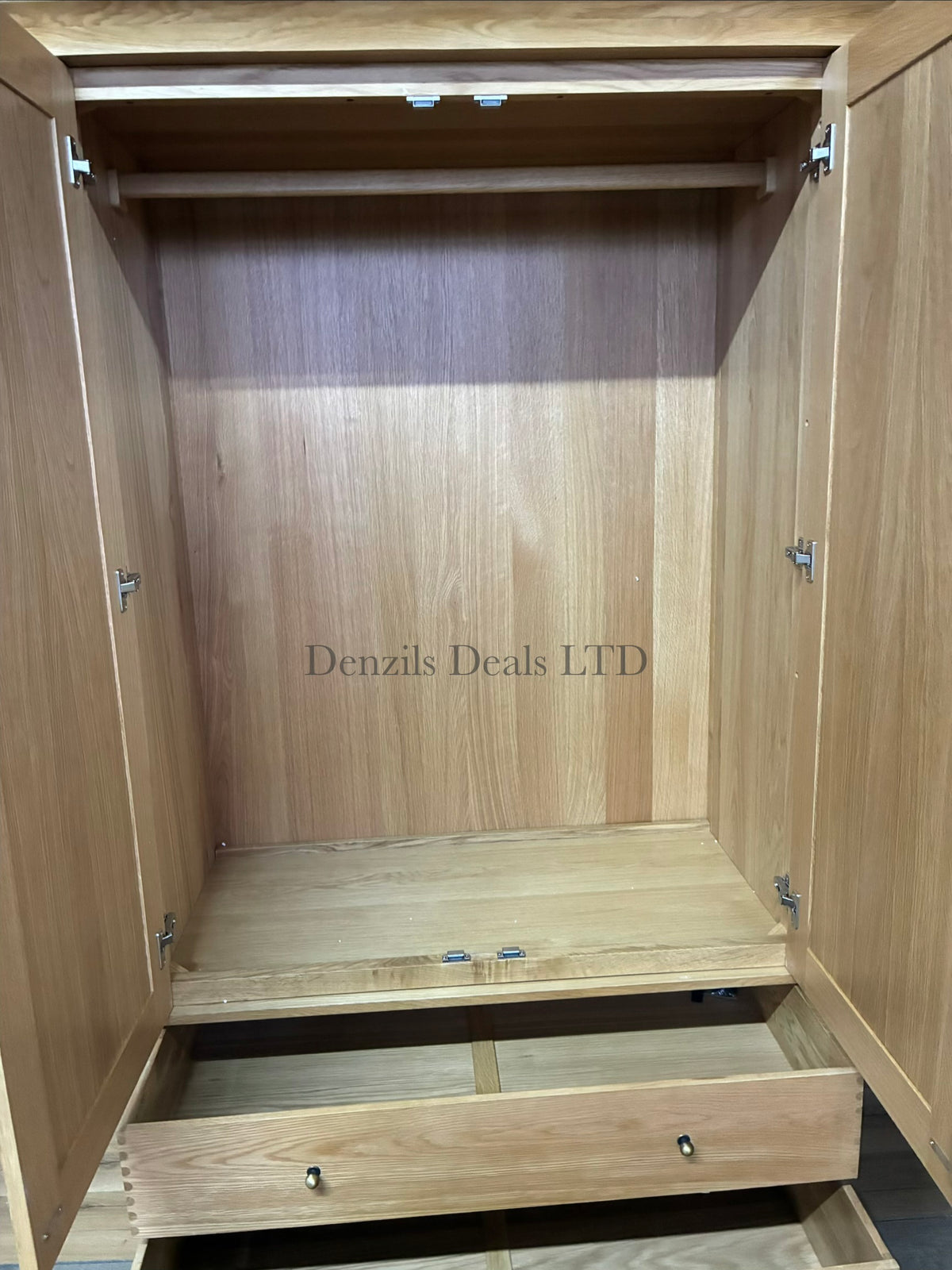 John Lewis Essence Double Wardrobe, Oak Rrp £999 R24