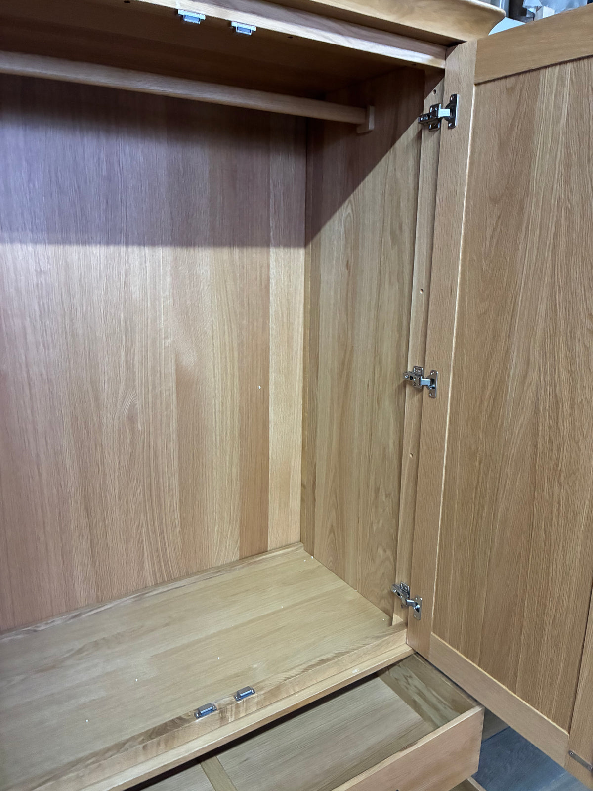 John Lewis Essence Double Wardrobe, Oak Rrp £999 R24