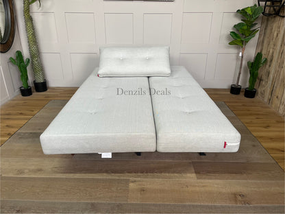 Innovation Living Recast Sofa Bed, Pocket Sprung Mattress, Mixed Dance Natural