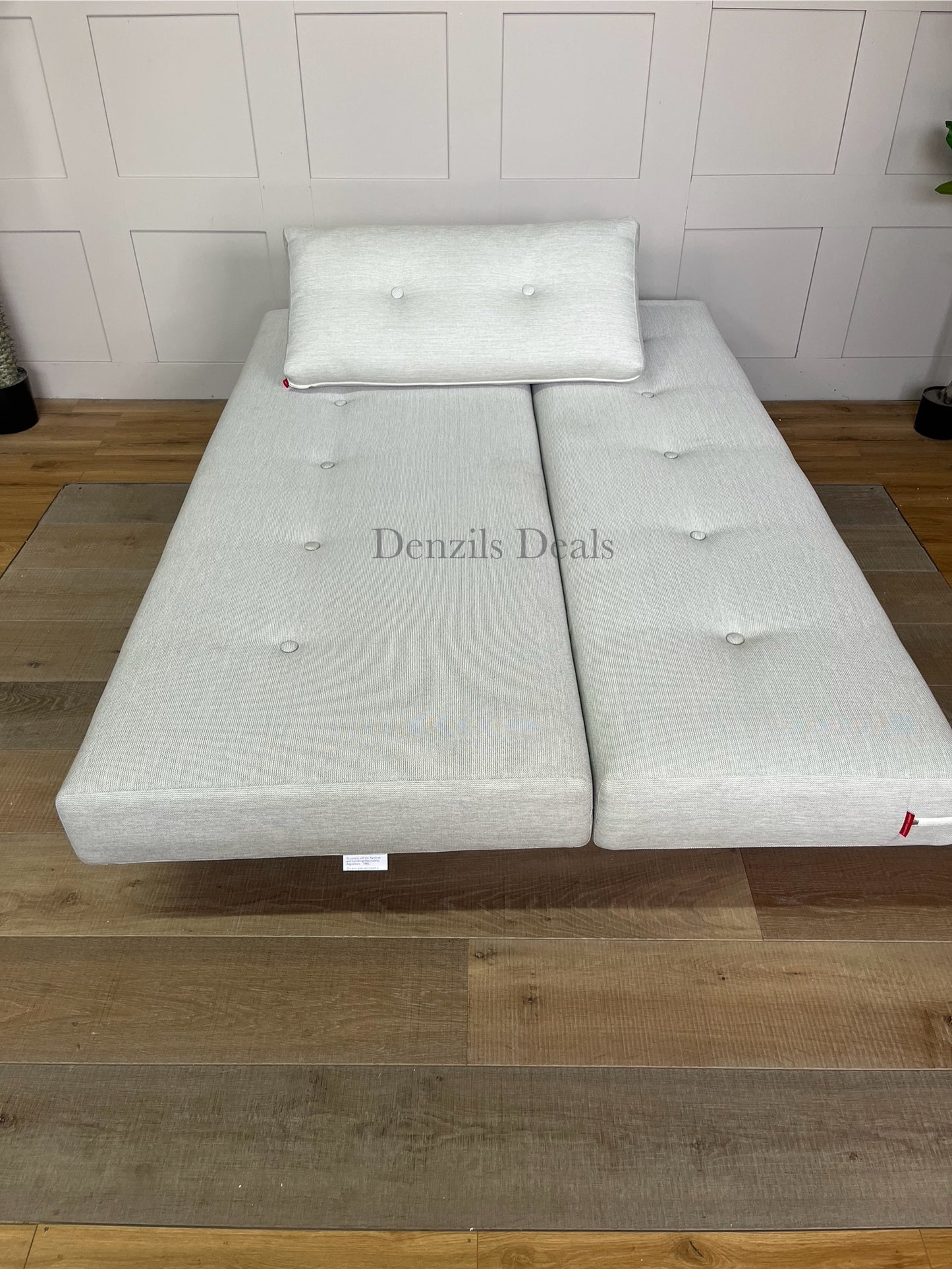 Innovation Living Recast Sofa Bed, Pocket Sprung Mattress, Mixed Dance Natural