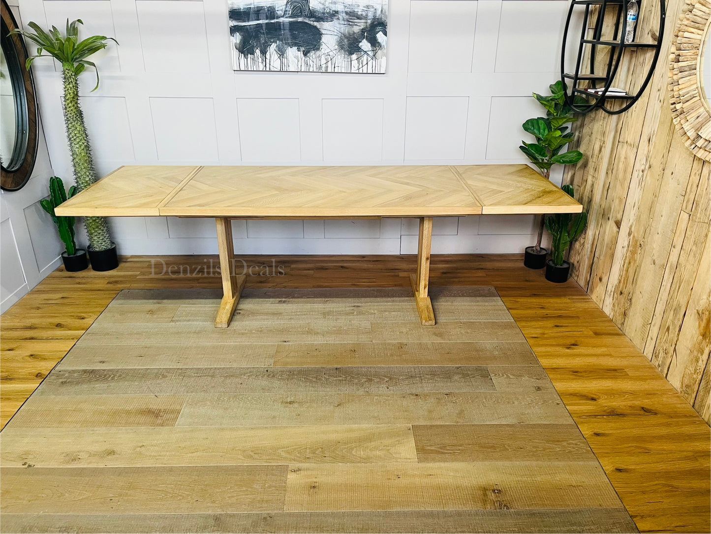 John Lewis Estate 6-10 Seater Extending Dining Table, Natural