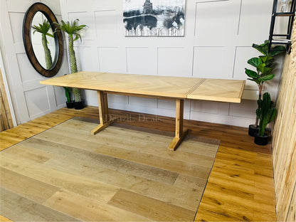 John Lewis Estate 6-10 Seater Extending Dining Table, Natural