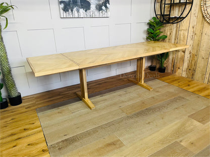 John Lewis Estate 6-10 Seater Extending Dining Table, Natural