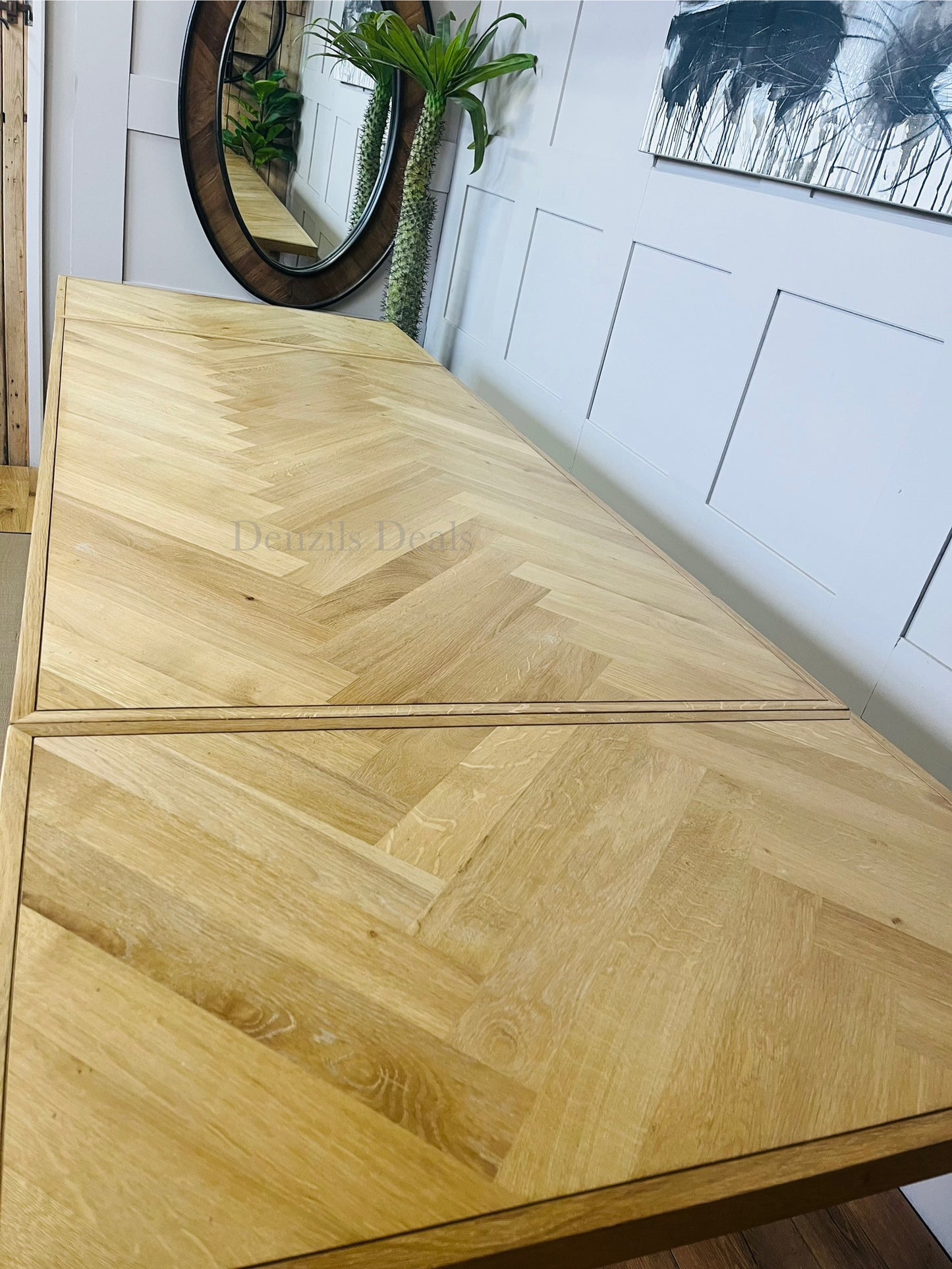 John Lewis Estate 6-10 Seater Extending Dining Table, Natural