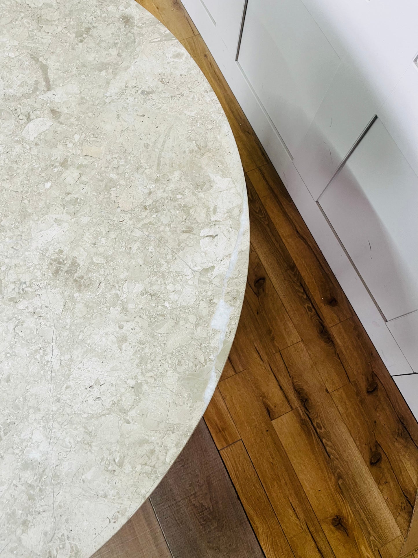 John Lewis Ritz Marble Dining Table, Brown