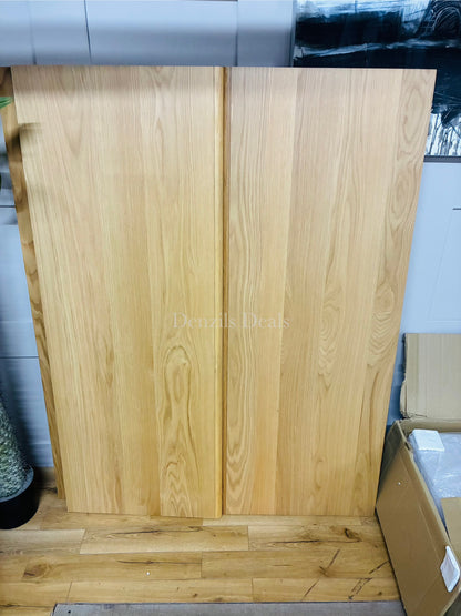 John Lewis Bow Double Wardrobe & Drawer, Natural R3
