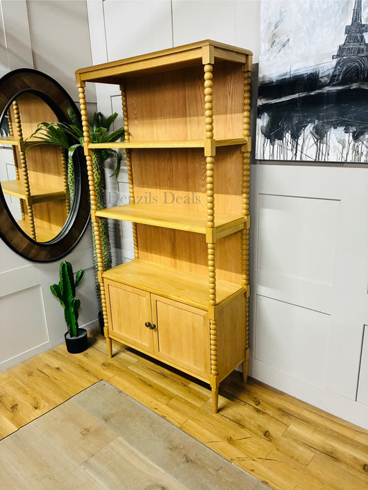John Lewis Bobbin Storage Shelving Unit, Oak