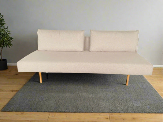 Innovation Living Conlix Loose Cover Sofa Bed, Natural Recycled Weave