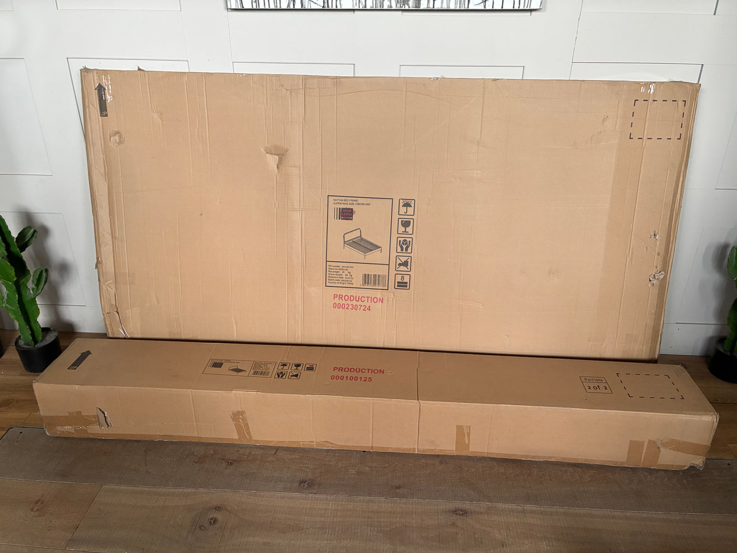 John Lewis Rattan Bed Frame, Super King Size