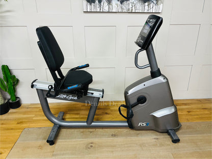 Life Fitness RS1 Lifecycle Recumbent Bike with Go Console