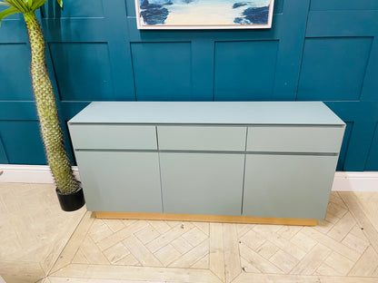 MADE.com Elsdon large sideboard in green with high-quality MDF finish for home storage