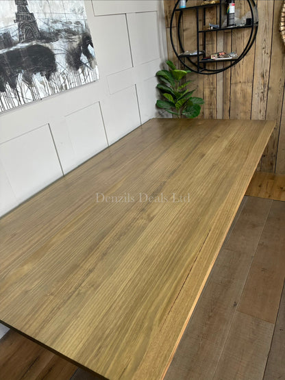 Natami solid wood dining table by Nick Scali