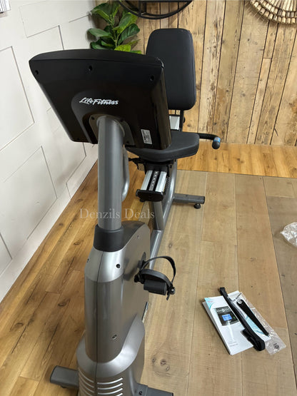 Life Fitness RS1 Lifecycle Recumbent Bike with Go Console