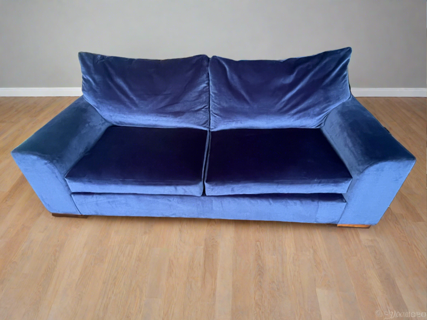 Clara Velvet Pillow Back sofa set of 3 Seater Sofa and armchair