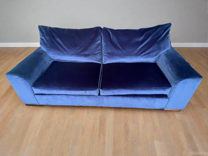 Clara Velvet Pillow Back sofa set of 3 Seater Sofa and armchair