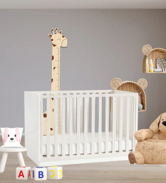 West Elm x PBK Modernist white and wood convertible cot with toddler bed conversion rail