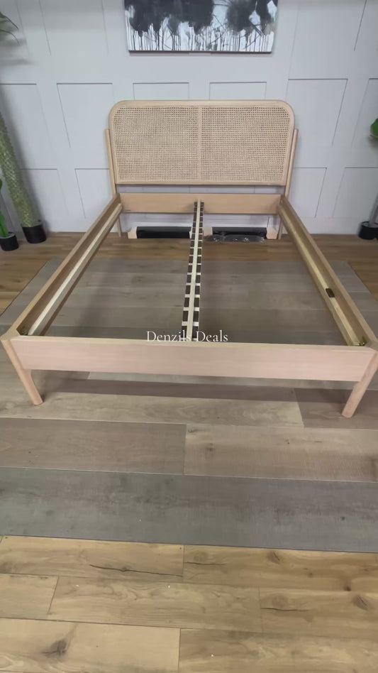 John Lewis Rattan Bed Frame, Double Rrp £629