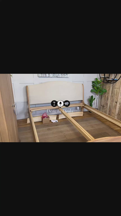 John Lewis Louis Low End Sleigh Bed Frame, Super King Size, Oak RRP £1499