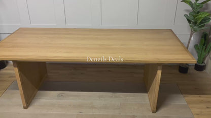 John Lewis Anders 8 Seater Dining Table, Natural