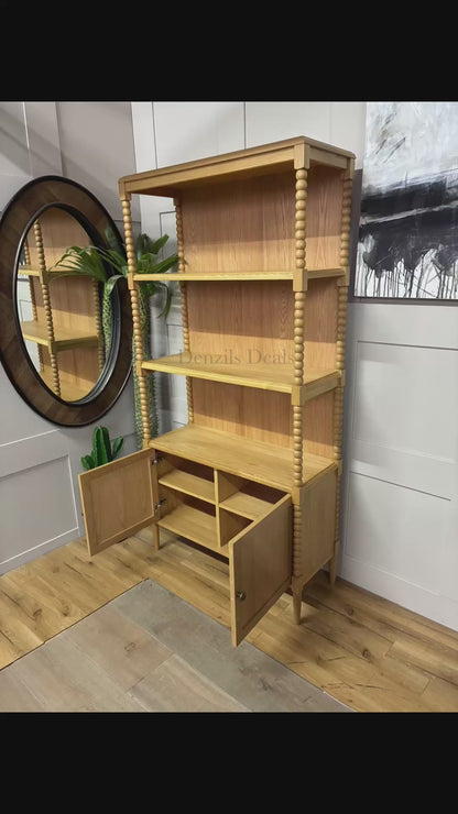 John Lewis Bobbin Storage Shelving Unit, Oak