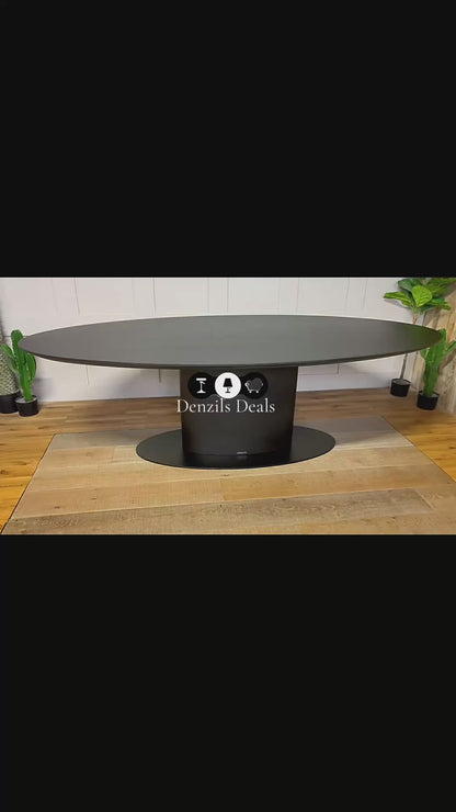 Richmond Interiors Gordon Dining Table, 250cm DARK COFFEE Rrp £2585