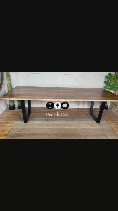 Bartolo Dining Table Live Edge Blackwood Timber By Nick Scali Rrp £1999