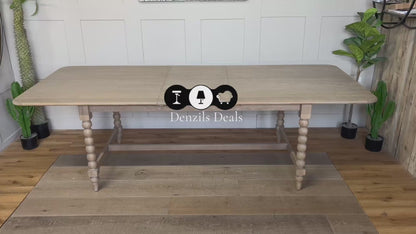 Gallery Direct Bessemer Rectangular Extending Dining Table, Oak  Rrp £899