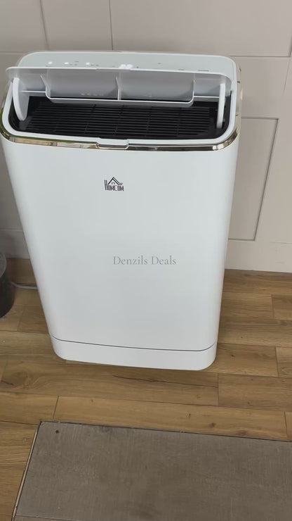 HOMCOM Air Conditioner 14,000 BTU 5 in 1 Mobile - White - 823-050V70WT R45