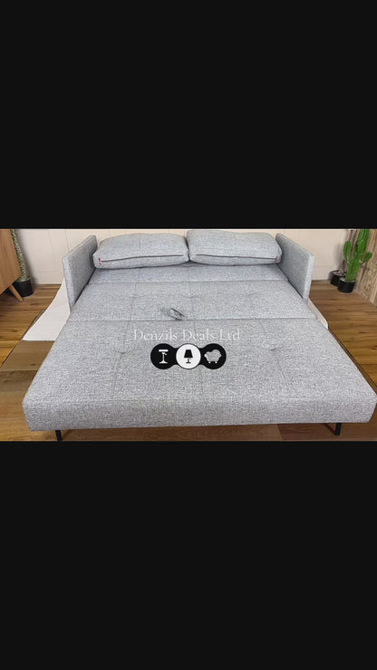 Innovation Living Cubed 160 Sofa Bed, Twist Granite Rrp £1799 R59