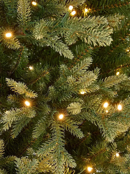 Very 6ft Grand Nottingham Fir Pre-Lit Christmas Tree, Realistic Artificial Tree LED RRP £230