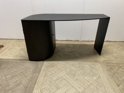 Romer Wide Storage Desk in Gunmetal